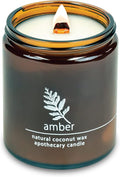 Hemlock Park Amber Apothecary Hand-Poured Scented Candle | Crackling Wood Wick by HemlockPark