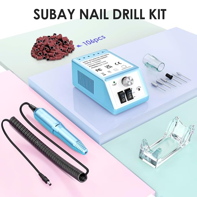 Subay Professional Nail Drill Electric File 20000RPM - Image 7