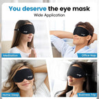 NEWGO 3D Cooling Sleep Mask, Weighted Cooling Gel Eye Mask - Image 7