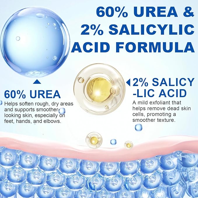 60% Urea with 2% Salicylic Acid Urea Foot Care Stick, Foot Cream Moisturizer - Image 4