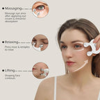 Stainless Steel Bunny Gua Sha & Face Roller, Cryo Rabbit Massager - Image 2