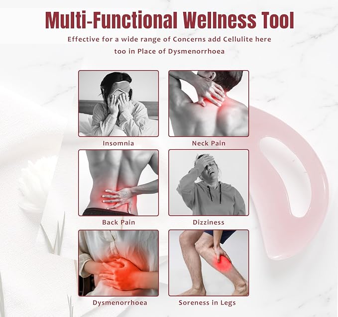 RAAFI Large Body Gua Sha Tool for Cellulite Removal, Lymphatic Drainage and - Image 9