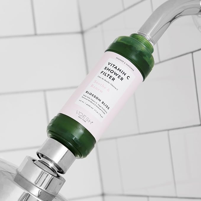 VOESH Vitamin C Shower Filter, Blossom Bliss, Shower Aromatherapy, Water - Image 3