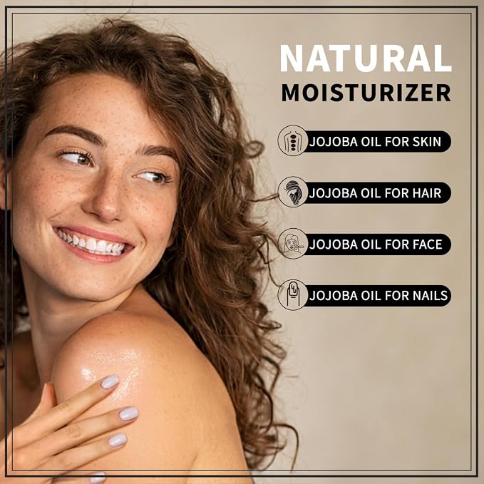 Yoken 32 fl oz 100% Pure Jojoba Carrier Oil - Image 5