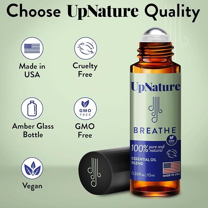 UpNature Breathe Essential Oil Roll On Blend – Natural Breathing Support - Image 6