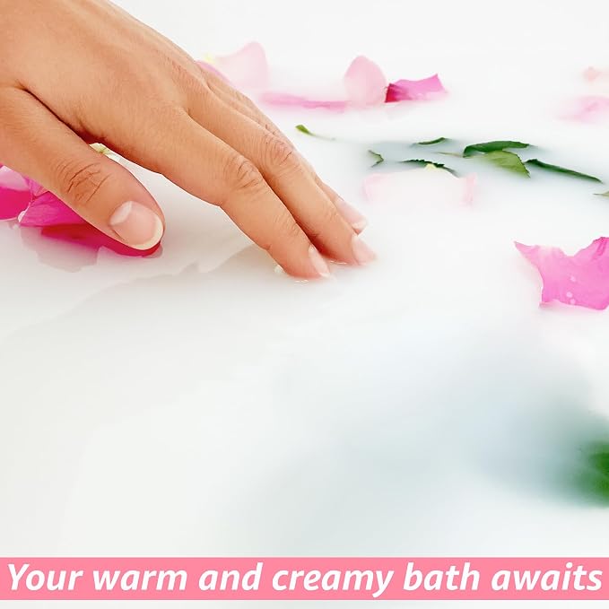 Calming Rose Coconut Milk Bath Soak Moisturize Soften Skin Honey Jasmine - Image 6