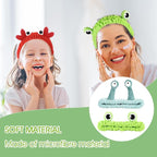 WLLHYF 3 Pack Spa Headband Face Wash Hairband Facial Makeup Head Wraps Cartoon - Image 5