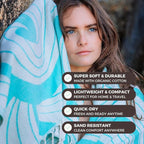 FESHKA Sand Proof Turkish Beach Towel – Oversized, Quick Dry & Lightweight - Image 2