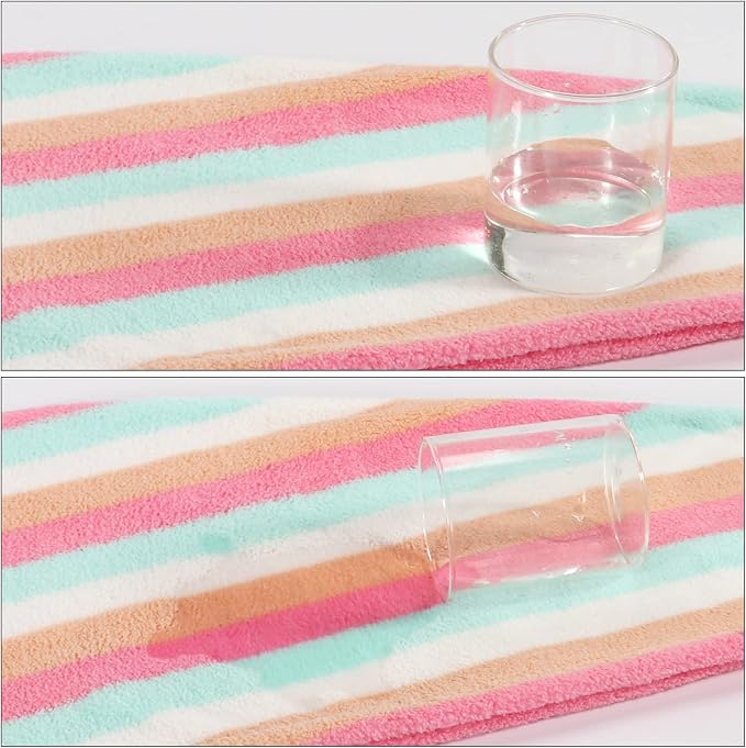 AuroTrends Microfiber Hair Towel 2Pack, Hair Towel Wrap - Image 5