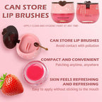 2 PCS Bee Lip Balm Lip Mask Honey Pot, Honey & Strawberry Lip Mask Propolis - Image 7