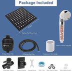 HarJue Filter Shower Head, High Pressure 8 Inch Rainfull - Image 8