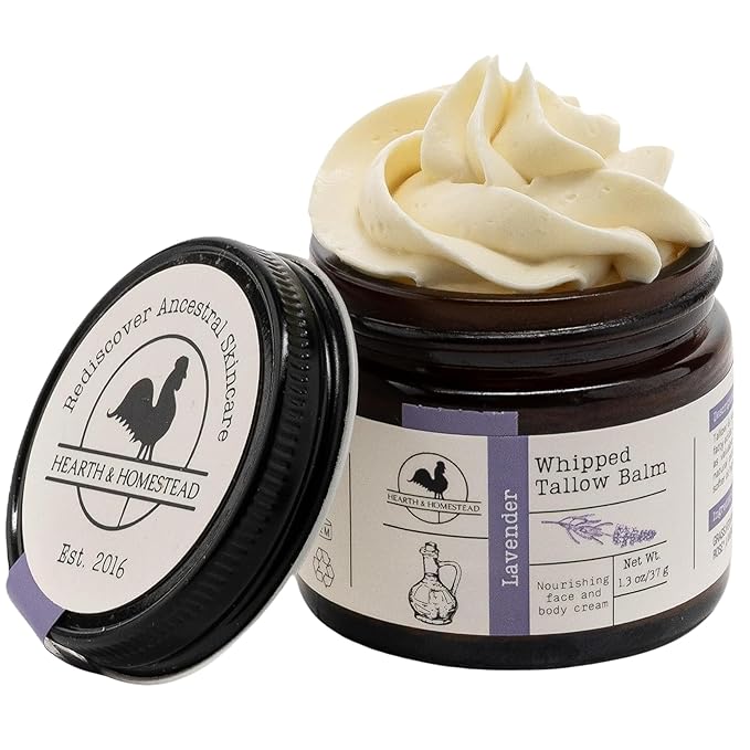 Hearth and Homestead: Handmade Whipped Tallow Balm, Moisturizer, Body Butter by HearthHomestead