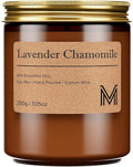 M&SENSE Lavender Chamomile Scented Christmas Candle Gift, Aromatherapy Candle by MSENSE