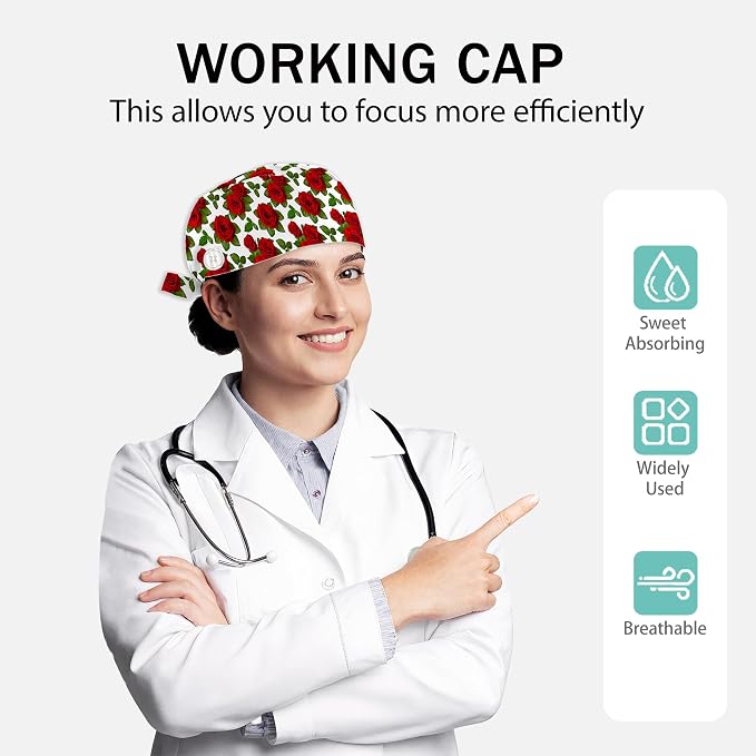 2 Pcs Working Cap with Sweatband - Image 2