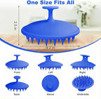 Meartchy Silicone Scalp Massager Shampoo Brush, Scalp Brush - Image 2