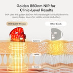 INIA Red Light Therapy Mask for Face, Glow Wireless LED Face Mask Light Therapy - Image 3
