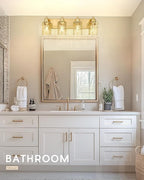 4-Light Bathroom Light Fixtures, 24.5 Inch Brushed Gold Vanity Lights - Image 5