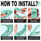 Green Adjustable Nail Clippers - Image 7