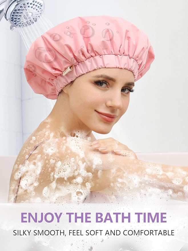 Years calm Reusable Waterproof Shower Caps - Image 3