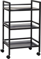 Amazon Basics 3-Tier Metal Rolling Utility Cart, Storage Organizer, Mobile by AmazonBasics