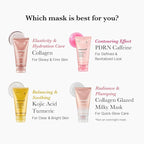 medicube Wrapping Mask Collagen Glazed Milky Glow Daytime Peel Off Mask | Quick - Image 7