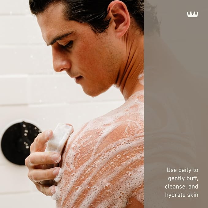 Cremo Exfoliating Body Bar for Men, Vintage Suede Scent, Cleanses and Hydrates - Image 5