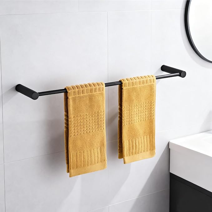 Towel Racks for Bathroom, NEWRAIN Wall Mounted Stainless Steel Organizer - Image 6