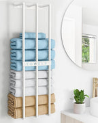 Towel Holders for Bathroom Wall Mounted, Bethom Towel Storage for Small Bathroom - Image 6