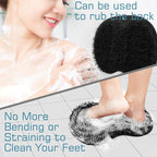 Shower Foot Scrubber Mat Back Washer Back Exfoliating Bath Wash Pad Wall - Image 3