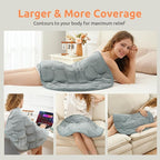 Drewin Weighted Heating Pad for Relax and Calm, Velvet-Soft 7 lbs Electric Lap - Image 5