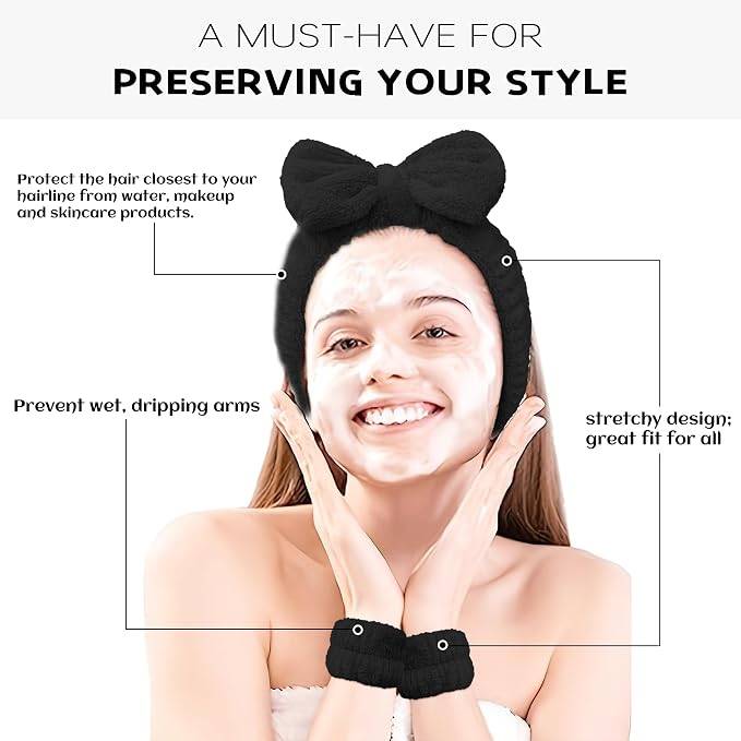 Ayesha Spa Headband and Wristband Set - Image 2
