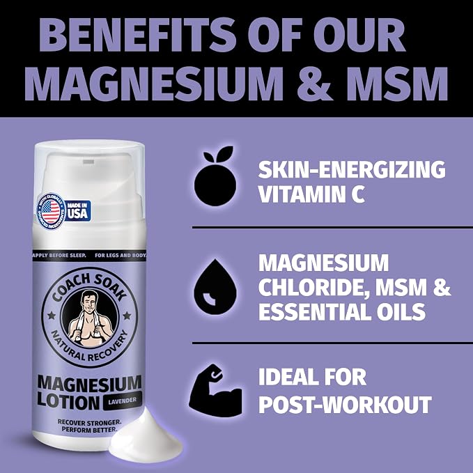 Coach Soak Magnesium Lotion - Image 3