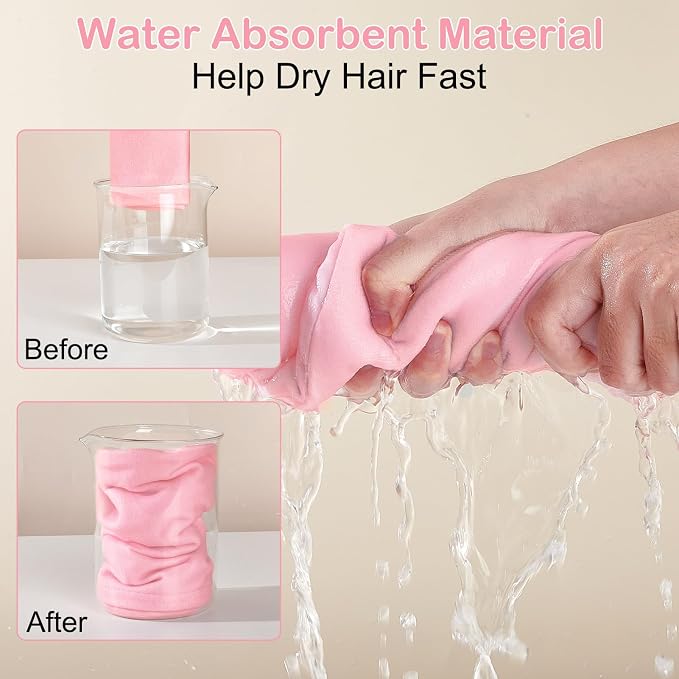 Basumee Microfiber Hair Towel Wrap - Image 2