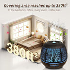 Roonbo Diffusers for Essential Oils Large Room 400ml, Essential Oil Diffuser - Image 3