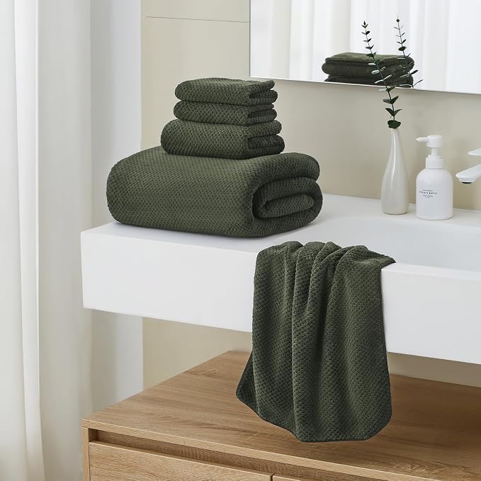 Extra Large Bath Towels Set for Bathroom 30x60 Inches Super Soft Light Weight - Image 3