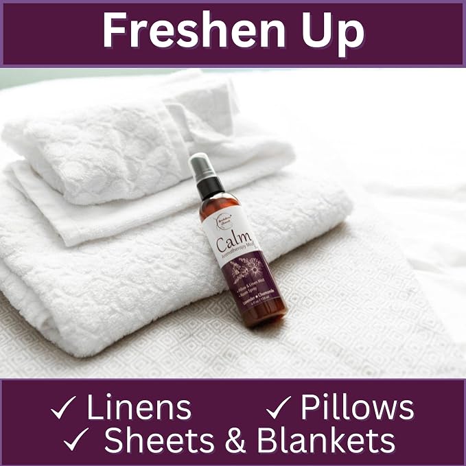 Lavender Spray Aromatherapy Mist Set of 2 – Natural Linen & Pillow Spray - Image 4