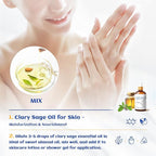 HIQILI Clary Sage Oil Essential, Herbal Sooth Aroma in Diffuse, Meditation - Image 4