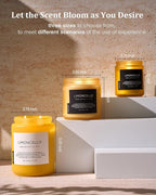 M&SENSE Limocello Summer Scented Candle, 19.4oz 110 Hours Long Burning Time - Image 6