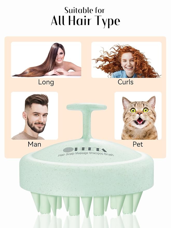 HEETA Hair Scalp Massager for Hair Growth, Shampoo Brush, Scalp Scrubber - Image 7