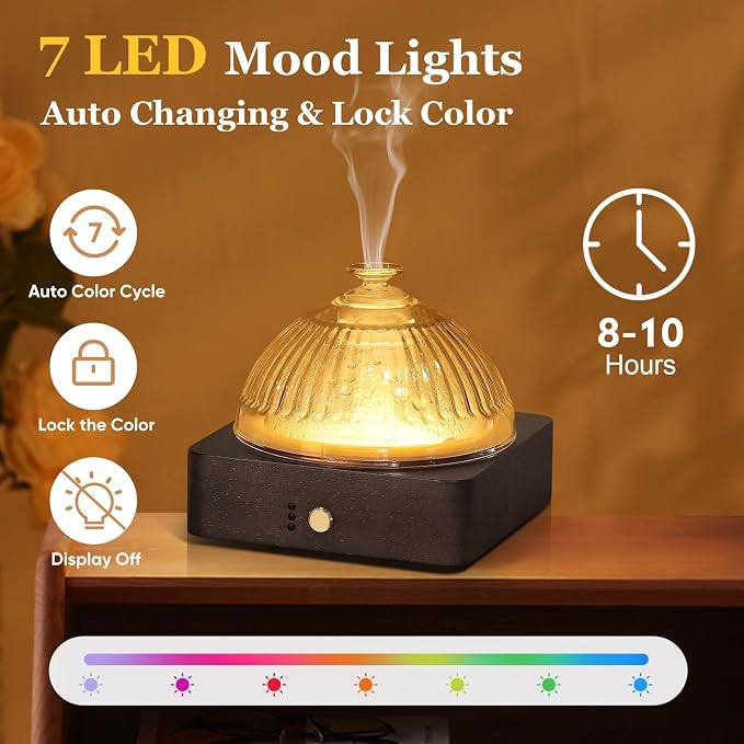Lecdura Glass Essential Oil Diffuser - Image 6