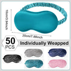 Newcotte 50 Pcs Silk Sleep Eye Mask - Image 2