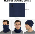 TICONN Neck Gaiter Face Cover Scarf, Neck Warmer Breathable Sun & Wind-proof - Image 2