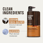 Every Man Jack Nourishing Citrus + Eucalyptus Mens Body Wash - Image 5