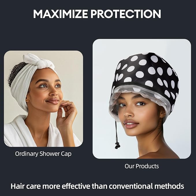 Electric Hair Steamer Cap with 2 Mode Temperature Control, Removable Washable - Image 3