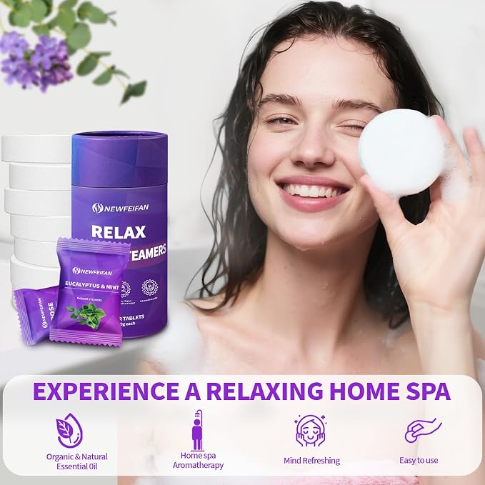 Shower Steamers Aromatherapy, Basket Set - Image 3