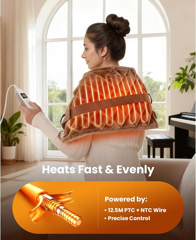 BOB AND BRAD Far Infrared Heating Pad, FSA-HSA Eligible Weighted Electric Heat - Image 5