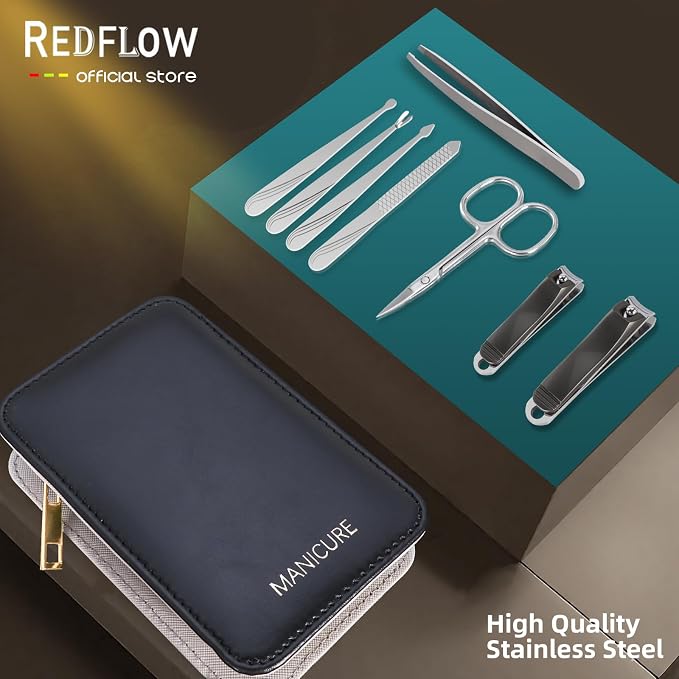 Manicure Set 8 in 1 Stainless Steel Nail Clippers - Image 6