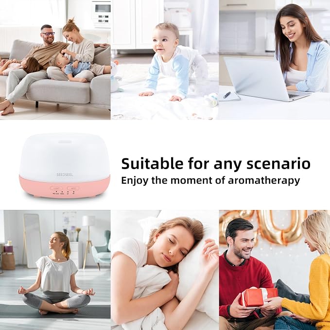 SEEDSEEL 300ML Essential Oil Diffuser - Image 5