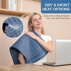 Large Heating Pad for Back Pain Relief, Electric Heating Pad for Neck and - Image 5