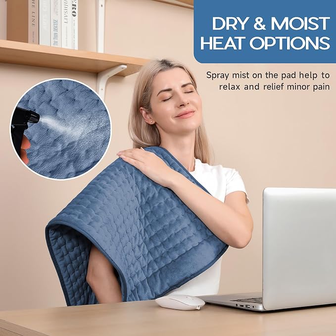 Large Heating Pad for Back Pain Relief, Electric Heating Pad for Neck and - Image 5